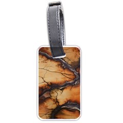 Texture Woodgrain Pattern Nature Wood Pattern Luggage Tag (one Side)