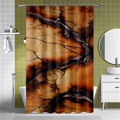 Texture Woodgrain Pattern Nature Wood Pattern Shower Curtain 48  X 72  (small) 