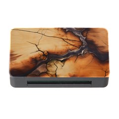 Texture Woodgrain Pattern Nature Wood Pattern Memory Card Reader With Cf