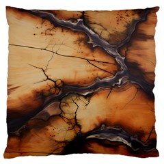 Texture Woodgrain Pattern Nature Wood Pattern Large Cushion Case (two Sides) by Maspions