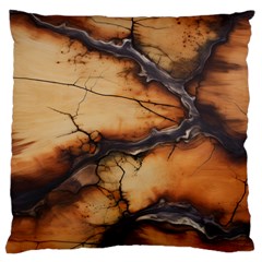 Texture Woodgrain Pattern Nature Wood Pattern Standard Premium Plush Fleece Cushion Case (one Side)