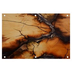 Texture Woodgrain Pattern Nature Wood Pattern Banner And Sign 6  X 4 