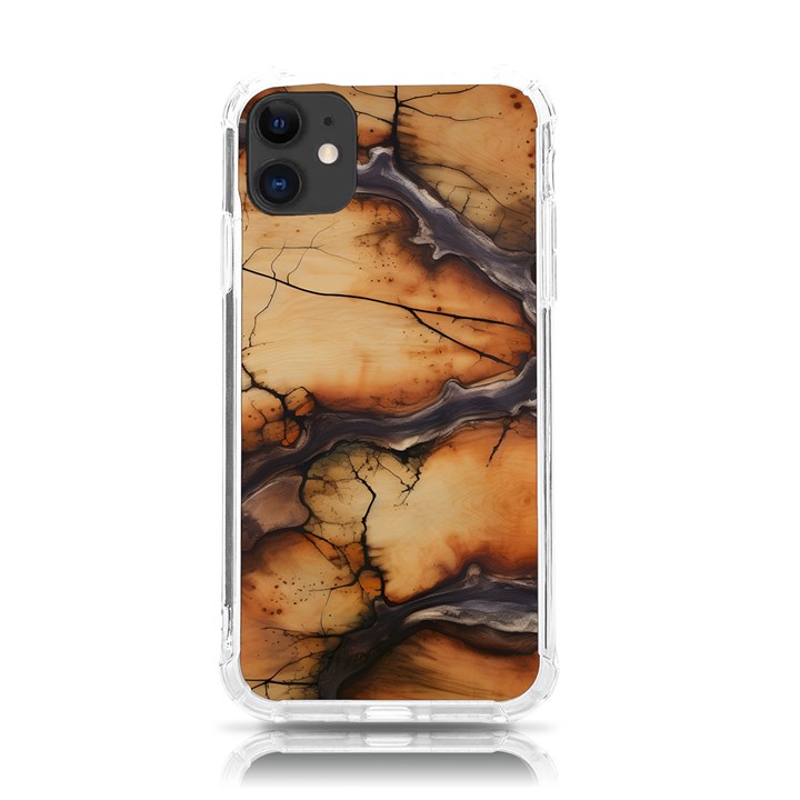 Texture Woodgrain Pattern Nature Wood Pattern iPhone 11 TPU UV Print Case