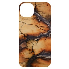 Texture Woodgrain Pattern Nature Wood Pattern Iphone 14 Plus Black Uv Print Case by Maspions