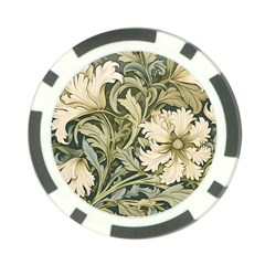 Flower Floral Pattern Floral Digital Paper Spring Flora Botanical Blossom Bloom Vintage Art Poker Chip Card Guard