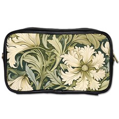 Flower Floral Pattern Floral Digital Paper Spring Flora Botanical Blossom Bloom Vintage Art Toiletries Bag (one Side)