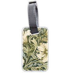 Flower Floral Pattern Floral Digital Paper Spring Flora Botanical Blossom Bloom Vintage Art Luggage Tag (two Sides)