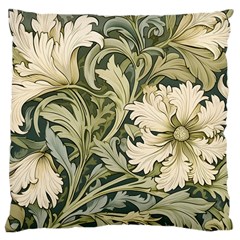 Flower Floral Pattern Floral Digital Paper Spring Flora Botanical Blossom Bloom Vintage Art Large Cushion Case (two Sides)