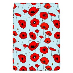 Poppies Flowers Red Seamless Pattern Removable Flap Cover (l)