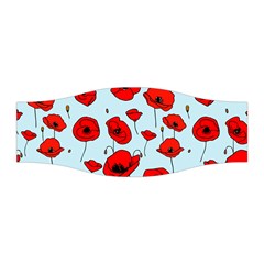 Poppies Flowers Red Seamless Pattern Stretchable Headband