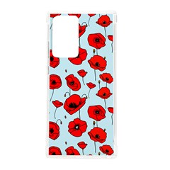 Poppies Flowers Red Seamless Pattern Samsung Galaxy Note 20 Ultra Tpu Uv Case