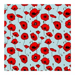 Poppies Flowers Red Seamless Pattern Banner And Sign 3  X 3 