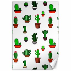 Cactus Plants Background Pattern Seamless Canvas 24  X 36 