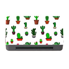 Cactus Plants Background Pattern Seamless Memory Card Reader With Cf