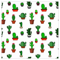 Cactus Plants Background Pattern Seamless Lightweight Scarf  by Maspions