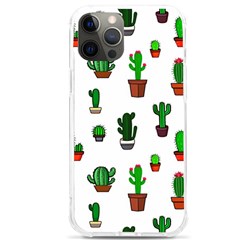 Cactus Plants Background Pattern Seamless Iphone 12 Pro Max Tpu Uv Print Case