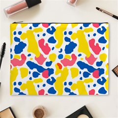 Colored Blots Painting Abstract Art Expression Creation Color Palette Paints Smears Experiments Mode Cosmetic Bag (xl) by Maspions