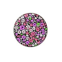 Flowers Floral Pattern Digital Texture Beautiful Hat Clip Ball Marker