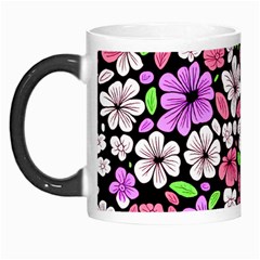 Flowers Floral Pattern Digital Texture Beautiful Morph Mug by Maspions