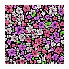 Flowers Floral Pattern Digital Texture Beautiful Medium Glasses Cloth by Maspions