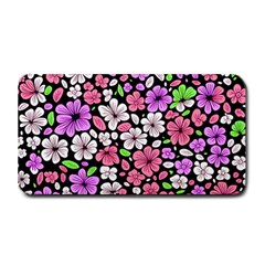 Flowers Floral Pattern Digital Texture Beautiful Medium Bar Mat by Maspions