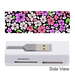 Flowers Floral Pattern Digital Texture Beautiful Memory Card Reader (stick)