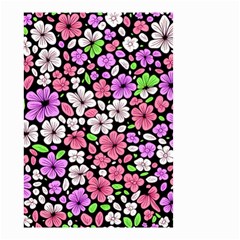 Flowers Floral Pattern Digital Texture Beautiful Small Garden Flag (two Sides)