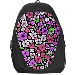 Flowers Floral Pattern Digital Texture Beautiful Backpack Bag