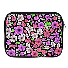 Flowers Floral Pattern Digital Texture Beautiful Apple Ipad 2/3/4 Zipper Cases