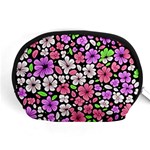 Flowers Floral Pattern Digital Texture Beautiful Accessory Pouch (Medium) Front