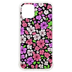 Flowers Floral Pattern Digital Texture Beautiful Iphone 12/12 Pro Tpu Uv Print Case