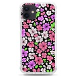 Flowers Floral Pattern Digital Texture Beautiful iPhone 12 mini TPU UV Print Case	 Front