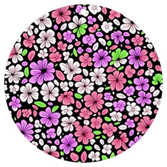 Flowers Floral Pattern Digital Texture Beautiful Uv Print Acrylic Ornament Round by Maspions