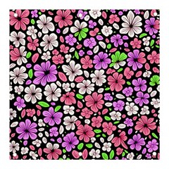 Flowers Floral Pattern Digital Texture Beautiful Banner And Sign 3  X 3 