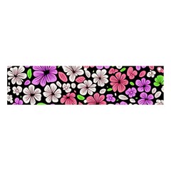 Flowers Floral Pattern Digital Texture Beautiful Banner And Sign 4  X 1 