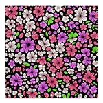 Flowers Floral Pattern Digital Texture Beautiful Banner and Sign 4  x 4  Front