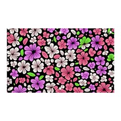 Flowers Floral Pattern Digital Texture Beautiful Banner And Sign 5  X 3 