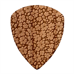 Flowers Floral Pattern Digital Texture Beautiful Wood Guitar Pick (set Of 10) by Maspions