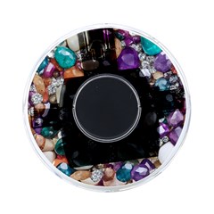 Seamless Texture Gems Diamonds Rubies Decorations Crystals Seamless Beautiful Shiny Sparkle Repetiti On-the-go Memory Card Reader by Maspions