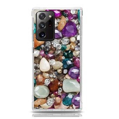 Seamless Texture Gems Diamonds Rubies Decorations Crystals Seamless Beautiful Shiny Sparkle Repetiti Samsung Galaxy Note 20 Ultra Tpu Uv Case by Maspions