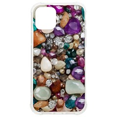 Seamless Texture Gems Diamonds Rubies Decorations Crystals Seamless Beautiful Shiny Sparkle Repetiti Iphone 12/12 Pro Tpu Uv Print Case by Maspions