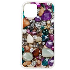 Seamless Texture Gems Diamonds Rubies Decorations Crystals Seamless Beautiful Shiny Sparkle Repetiti Iphone 12 Pro Max Tpu Uv Print Case by Maspions