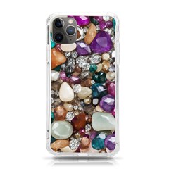 Seamless Texture Gems Diamonds Rubies Decorations Crystals Seamless Beautiful Shiny Sparkle Repetiti Iphone 11 Pro Max 6 5 Inch Tpu Uv Print Case by Maspions