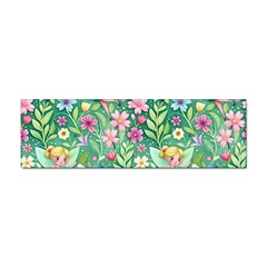 Fairies Fantasy Background Wallpaper Design Flowers Nature Colorful Sticker Bumper (10 Pack) by Maspions