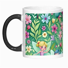 Fairies Fantasy Background Wallpaper Design Flowers Nature Colorful Morph Mug