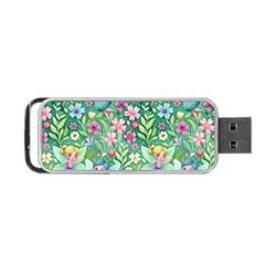 Fairies Fantasy Background Wallpaper Design Flowers Nature Colorful Portable Usb Flash (one Side)