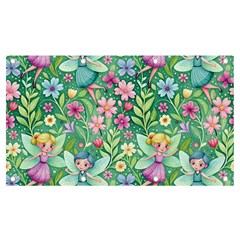 Fairies Fantasy Background Wallpaper Design Flowers Nature Colorful Banner And Sign 7  X 4 