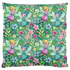 Fairies Fantasy Background Wallpaper Design Flowers Nature Colorful 16  Baby Flannel Cushion Case (two Sides) by Maspions