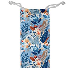 Berries Foliage Seasons Branches Seamless Background Nature Jewelry Bag