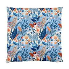 Berries Foliage Seasons Branches Seamless Background Nature Standard Cushion Case (one Side)